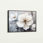 Floral 899 Canvas Art 60 x 40 cm / Black