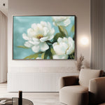 Floral 900 Canvas Art 60 x 40 cm / Black
