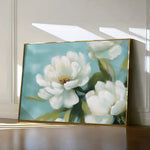 Floral 900 Canvas Art 60 x 40 cm / Black