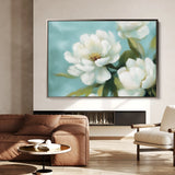 Floral 900 Canvas Art 60 x 40 cm / Black