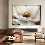 Floral 901 Canvas Art 60 x 40 cm / Black