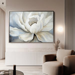 Floral 906 Canvas Art 60 x 40 cm / Black