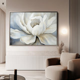 Floral 906 Canvas Art 60 x 40 cm / Black