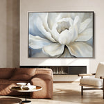 Floral 906 Canvas Art 60 x 40 cm / Black