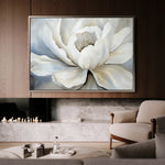 Floral 906 Canvas Art 60 x 40 cm / Black
