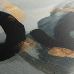 Abstract 909 Canvas Art 60 x 60 cm / Black