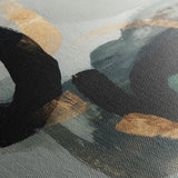 Abstract 909 Canvas Art 60 x 60 cm / Black