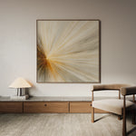 Abstract 911 Canvas Art 60 x 60 cm / Black