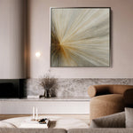 Abstract 911 Canvas Art 60 x 60 cm / Black