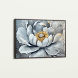 Floral 911 Canvas Art 60 x 40 cm / Black