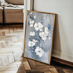 Floral 912 Canvas Art 60 x 40 cm / Black