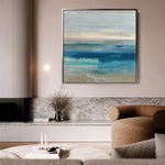 Abstract 913 Canvas Art 60 x 60 cm / Black