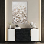 Floral 913 Canvas Art 60 x 40 cm / Black