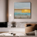 Abstract 914 Canvas Art 60 x 60 cm / Black