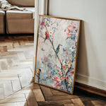 Floral 914 Canvas Art 60 x 40 cm / Black