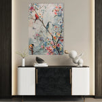 Floral 914 Canvas Art 60 x 40 cm / Black