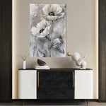 Floral 916 Canvas Art 60 x 40 cm / Black