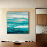Abstract 918 Canvas Art 60 x 60 cm / Black