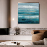 Abstract 918 Canvas Art 60 x 60 cm / Black