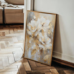 Floral 918 Canvas Art 60 x 40 cm / Black