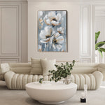 Floral 919 Canvas Art 60 x 40 cm / Black