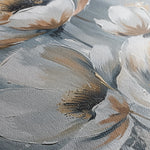 Floral 919 Canvas Art 60 x 40 cm / Black