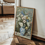 Floral 921 Canvas Art 60 x 40 cm / Black