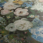 Floral 921 Canvas Art 60 x 40 cm / Black