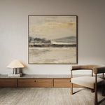 Abstract 922 Canvas Art 60 x 60 cm / Black