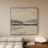 Abstract 922 Canvas Art 60 x 60 cm / Black