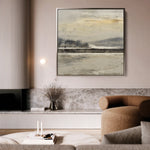 Abstract 922 Canvas Art 60 x 60 cm / Black