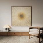 Abstract 923 Canvas Art 60 x 60 cm / Black