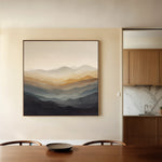 Abstract 924 Canvas Art 60 x 60 cm / Black