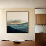 Abstract 925 Canvas Art 60 x 60 cm / Black