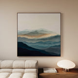 Abstract 925 Canvas Art 60 x 60 cm / Black