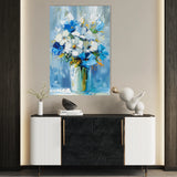 Floral 925 Canvas Art 60 x 40 cm / Black