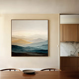Abstract 926 Canvas Art 60 x 60 cm / Black