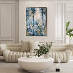 Floral 928 Canvas Art 60 x 40 cm / Black