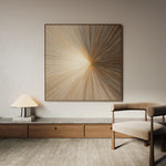 Abstract 934 Canvas Art 60 x 60 cm / Black