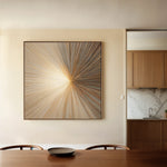 Abstract 934 Canvas Art 60 x 60 cm / Black
