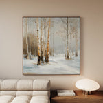 Abstract 935 Canvas Art 60 x 60 cm / Black