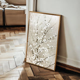 Floral 935 Canvas Art 60 x 40 cm / Black