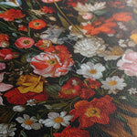 Floral 936 Canvas Art 60 x 40 cm / Black