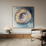 Abstract 937 Canvas Art 60 x 60 cm / Black