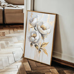 Floral 939 Canvas Art 60 x 40 cm / Black