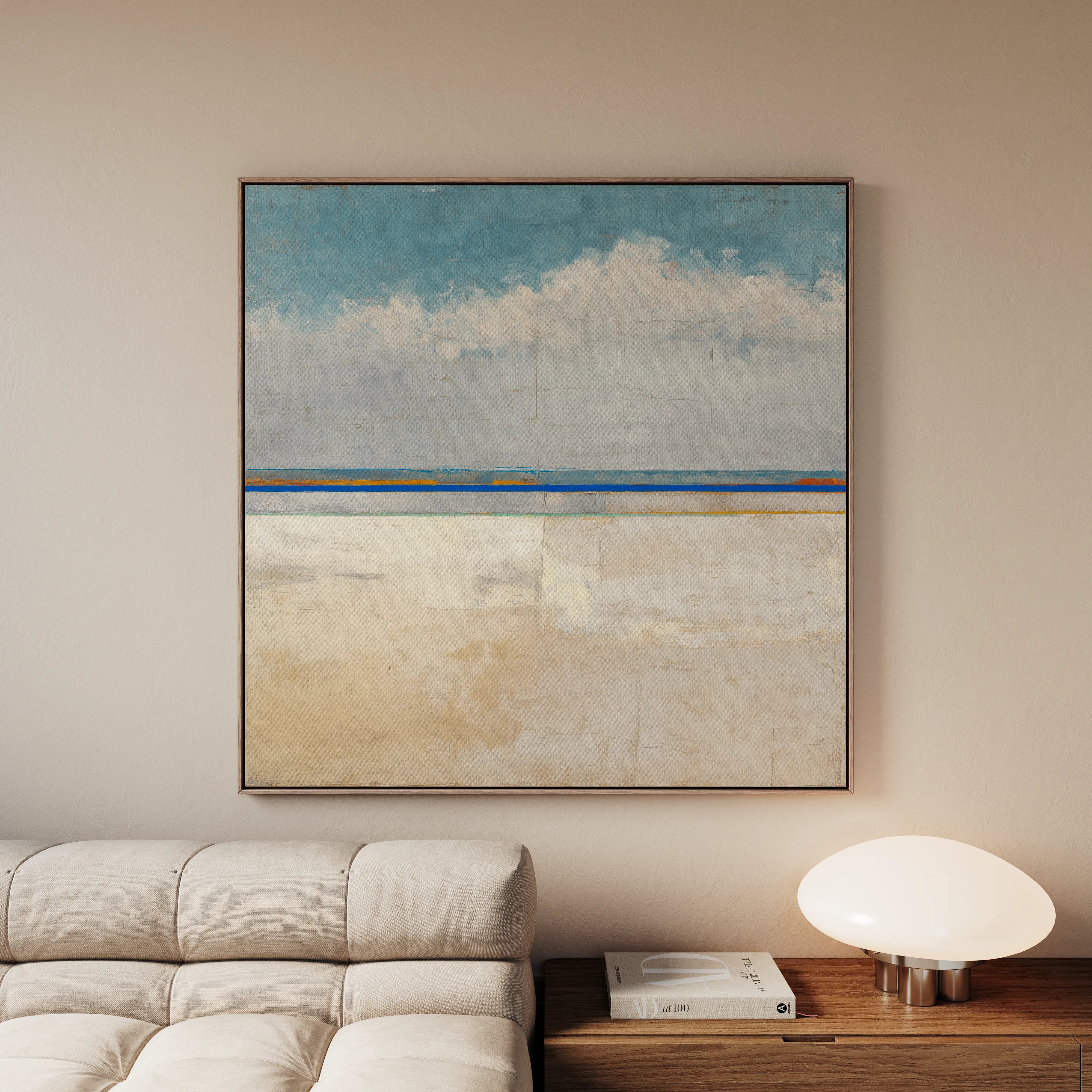 Abstract 942 Canvas Art 60 x 60 cm / Black