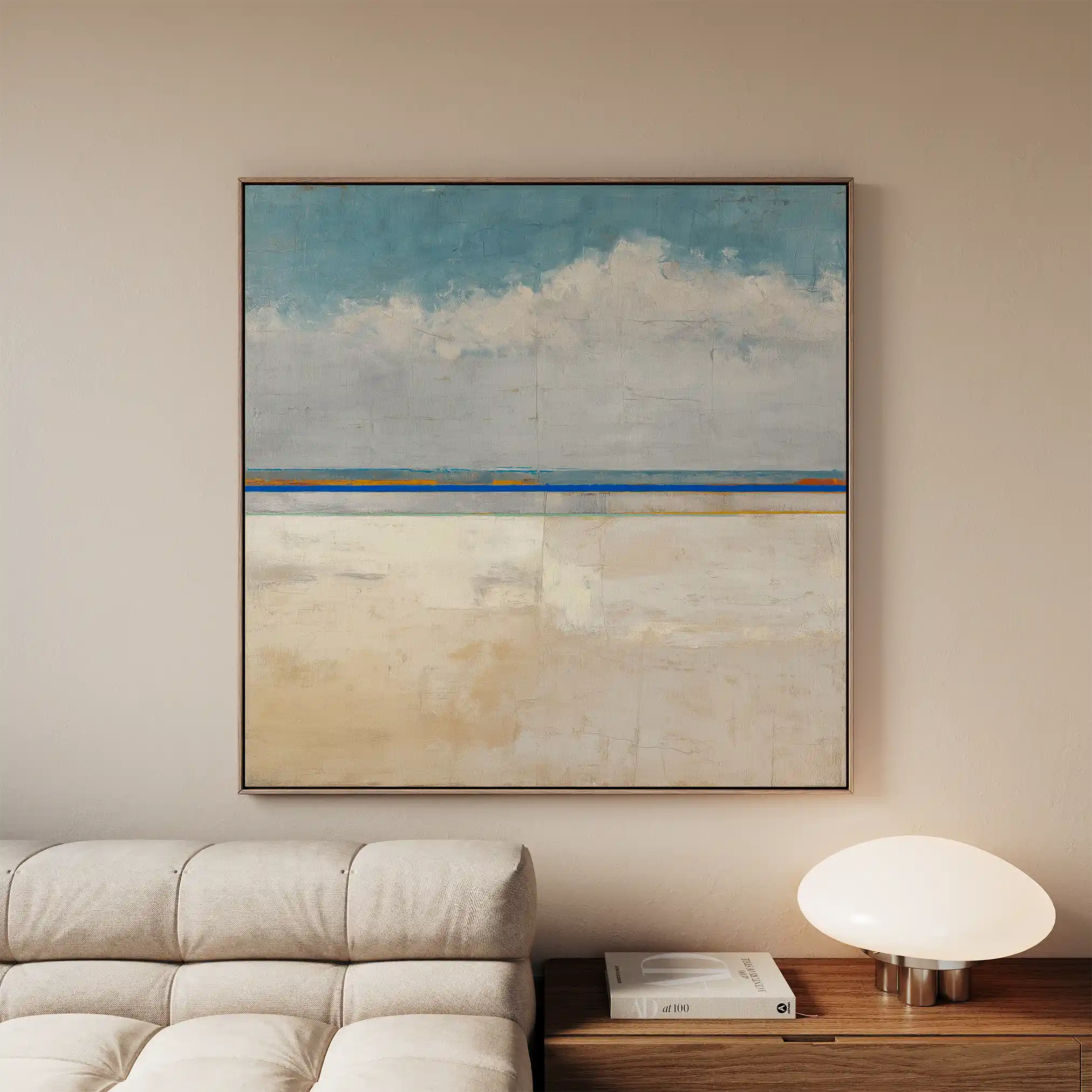 Abstract 942 Canvas Art 60 x 60 cm / Black