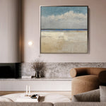 Abstract 942 Canvas Art 60 x 60 cm / Black