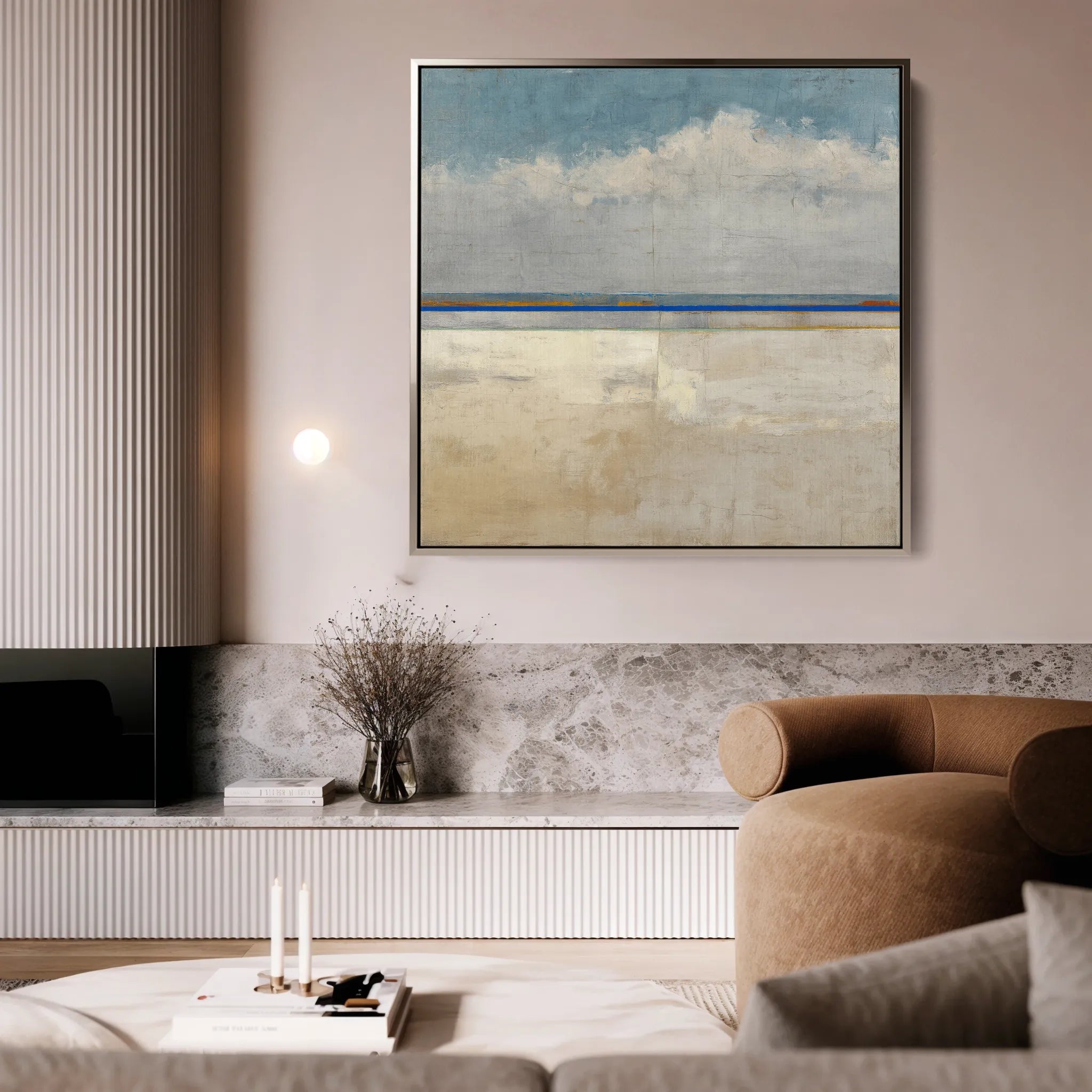 Abstract 942 Canvas Art 60 x 60 cm / Black