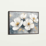 Floral 942 Canvas Art 60 x 40 cm / Black